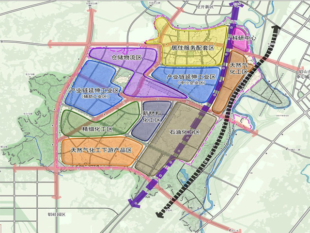 四川眉山金象化工产业园发展规划案例